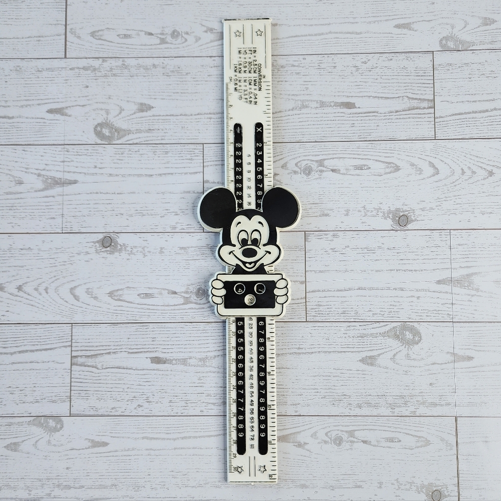 VTG Disney Mickey Math Mickey Mouse Plastic Ruler - Picture 6 of 10